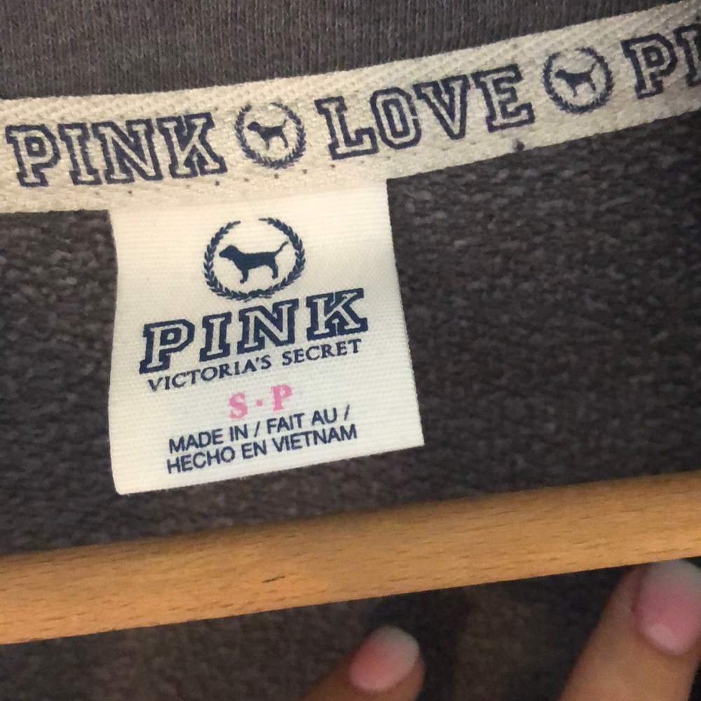 PINK 1/4 zip pull over - Picture 2 of 3